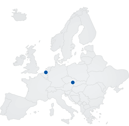 map of hill’s manufacturing site locations in europe
